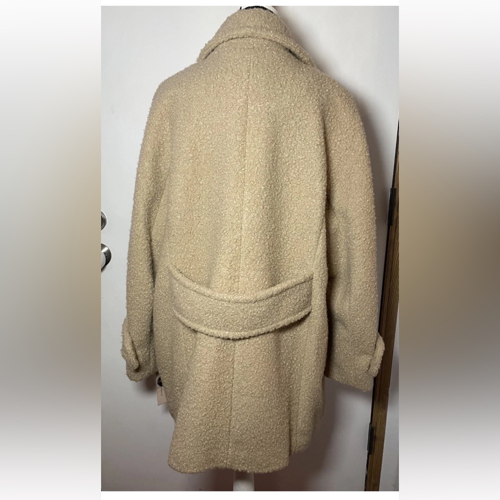 BCBGENERATION Boucle Double-Breasted Coat oatmeal XL - Picture 8 of 14